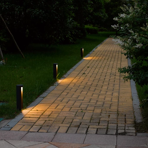 Lucide COMBO - Sokkellamp - Ø 9 cm - LED - 1x9W 3000K - IP54 - Zwart - sfeer 1